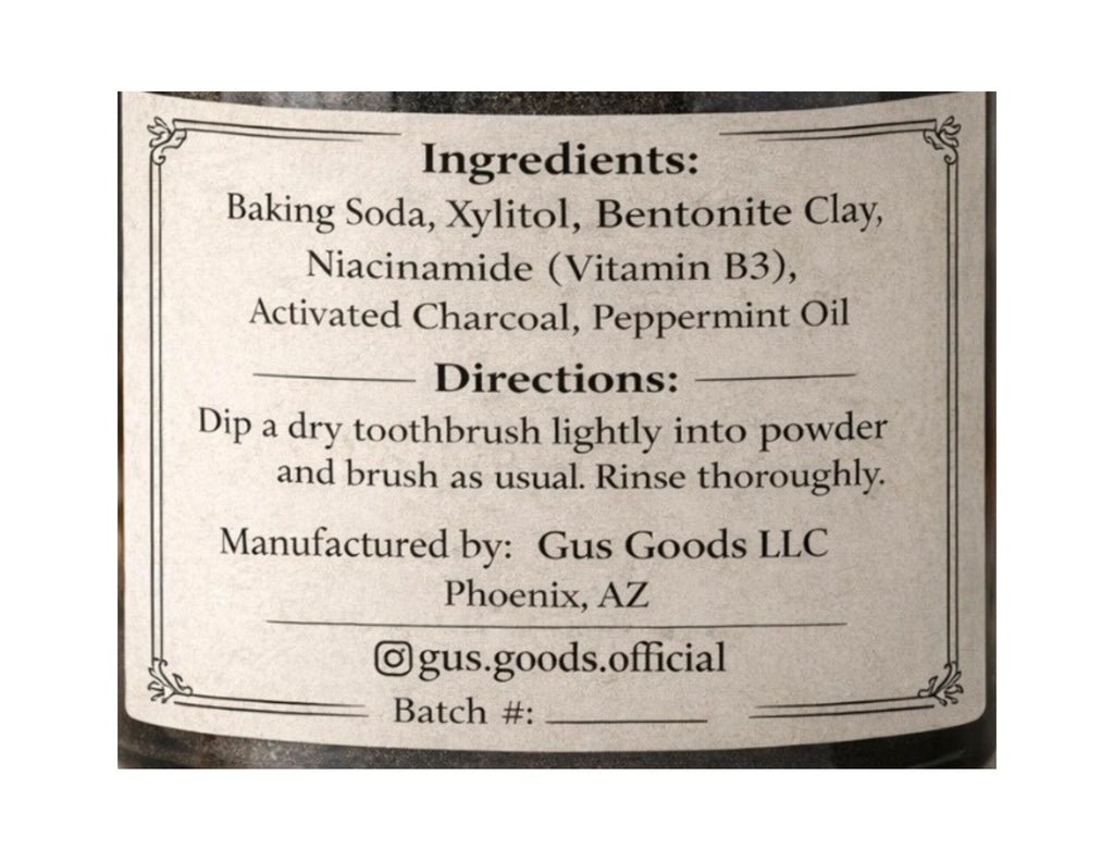 Whitening + Detox Tooth Powder